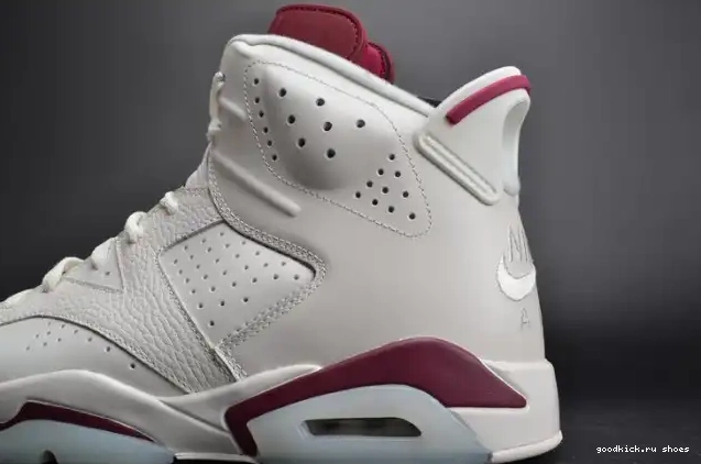 Rep Jordan Air 6 Maroon white Retro 384664-116 0528